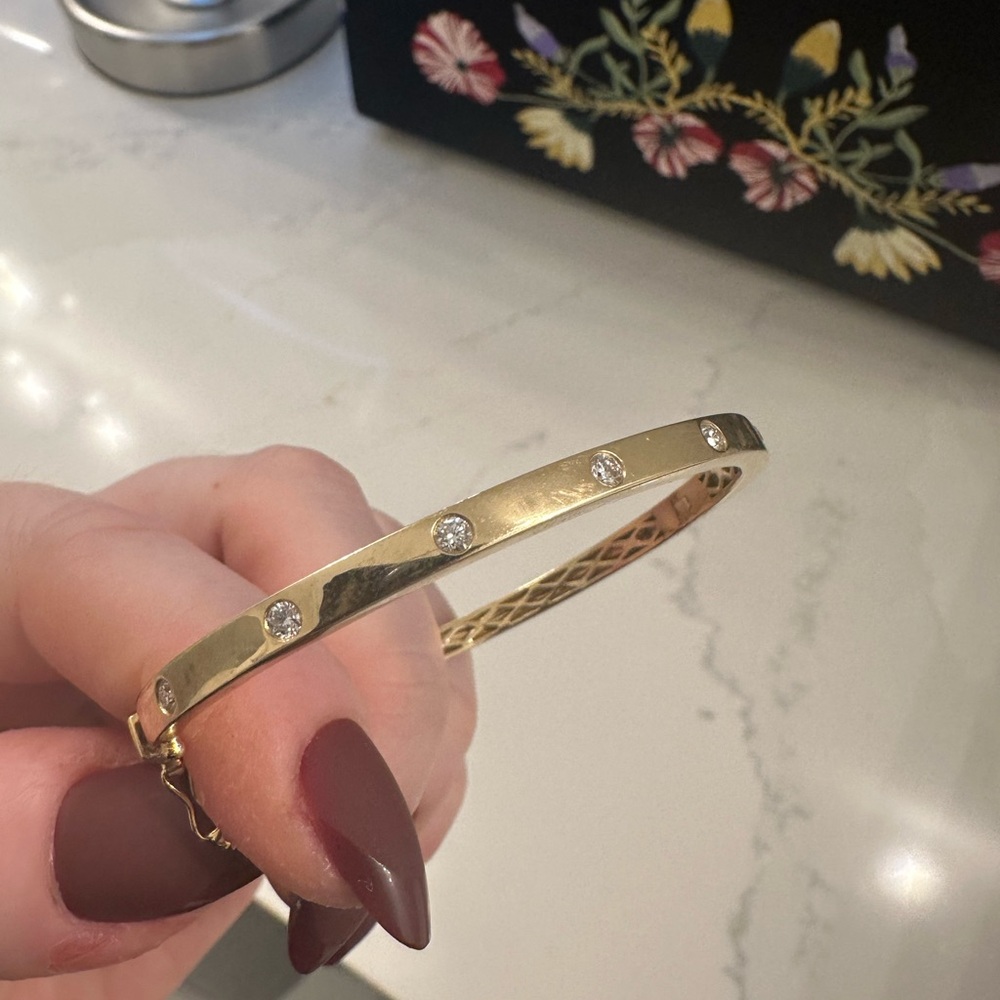 Ring Concierge Inlay Gold bracelet - Picture 6 of 7